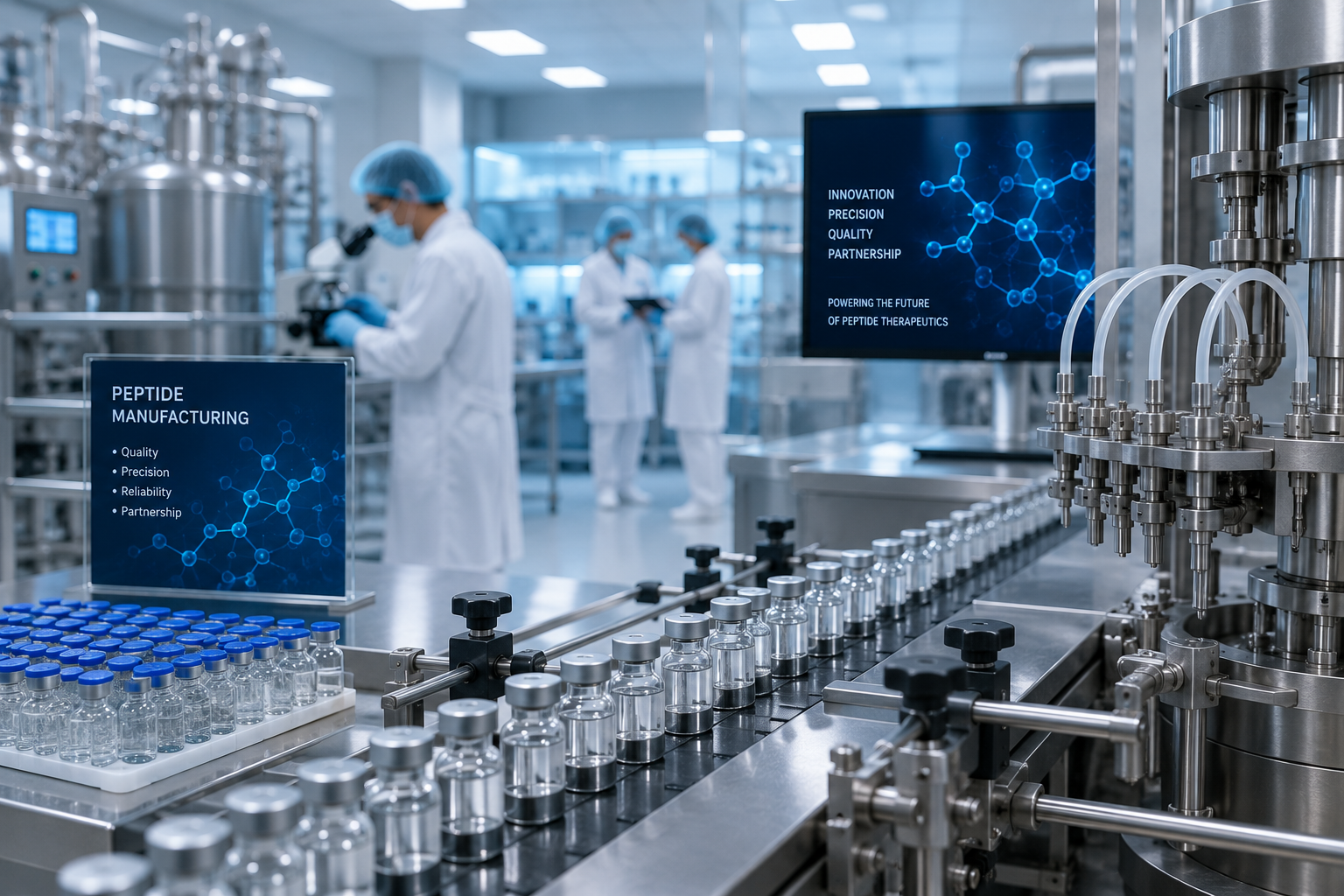 Biotech & peptide manufacturers (B2B)