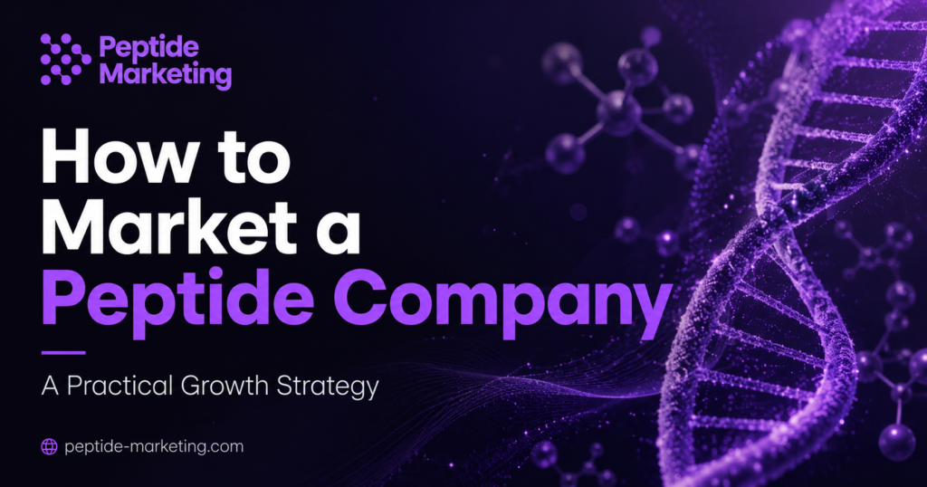 How to Market a Peptide Company: A Practical Growth Strategy