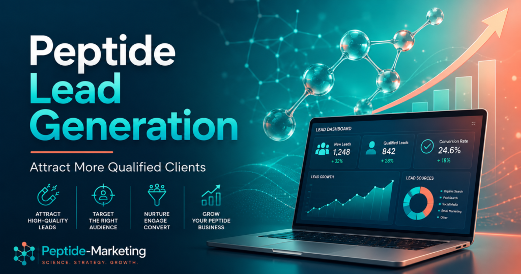 Peptide Lead Generation: How to Attract More Qualified Clients